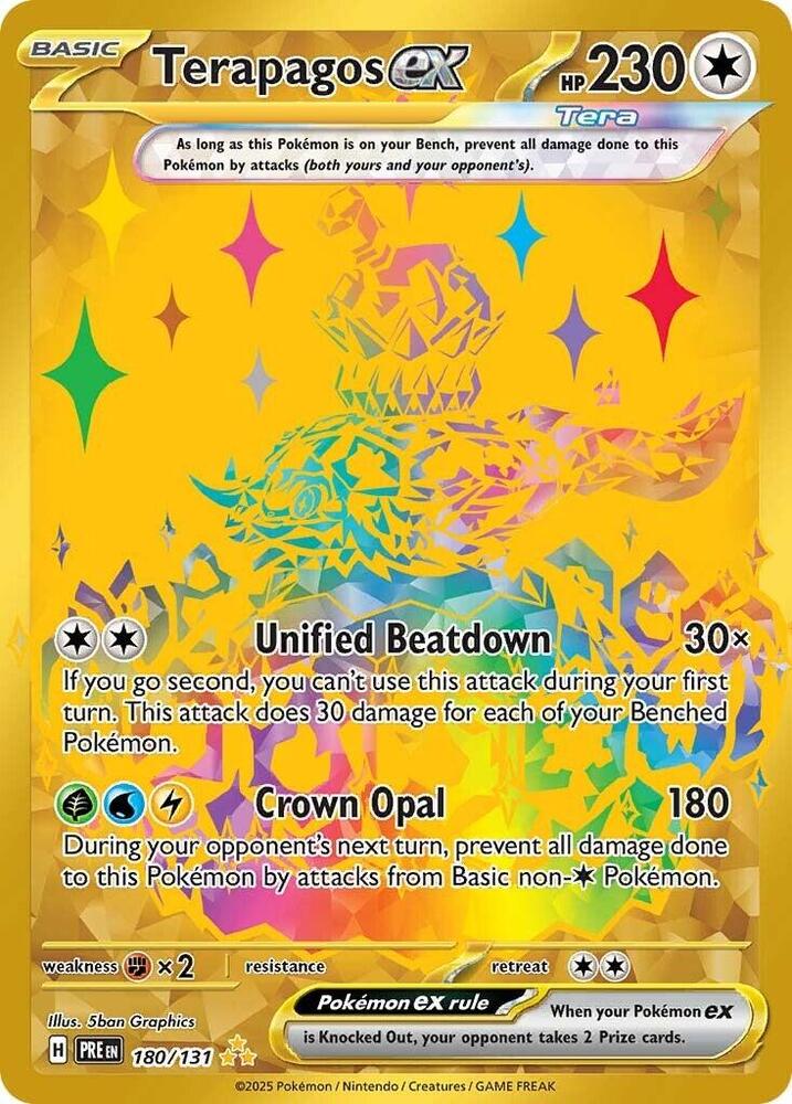 Terapagos ex (180/131) [Scarlet &amp; Violet: Prismatic Evolutions] 