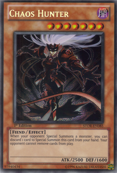 Chaos Hunter [STOR-EN085] Secret Rare 