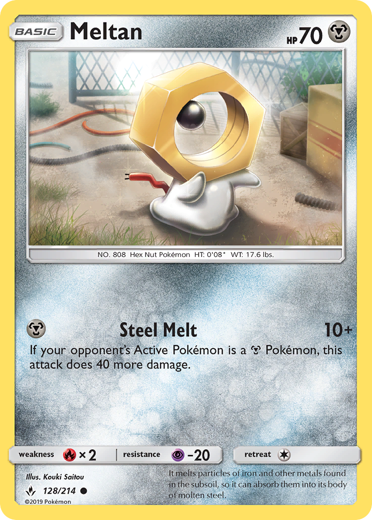 Meltan (128/214) [Sun &amp; Moon: Unbroken Bonds] 
