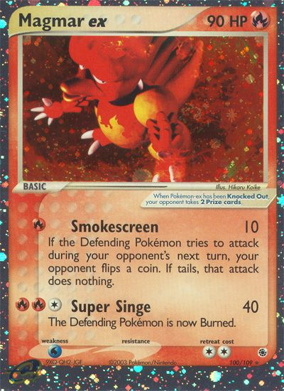 Magmar ex (100/109) [EX: Ruby &amp; Sapphire] 