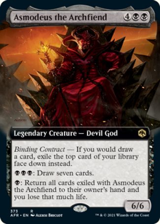 Asmodeus the Archfiend (Extended Art) [Dungeons &amp; Dragons: Adventures in the Forgotten Realms] 