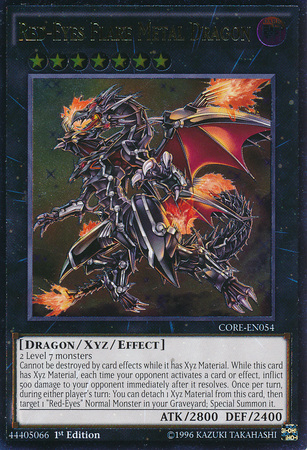 Red-Eyes Flare Metal Dragon [CORE-EN054] Ultimate Rare 