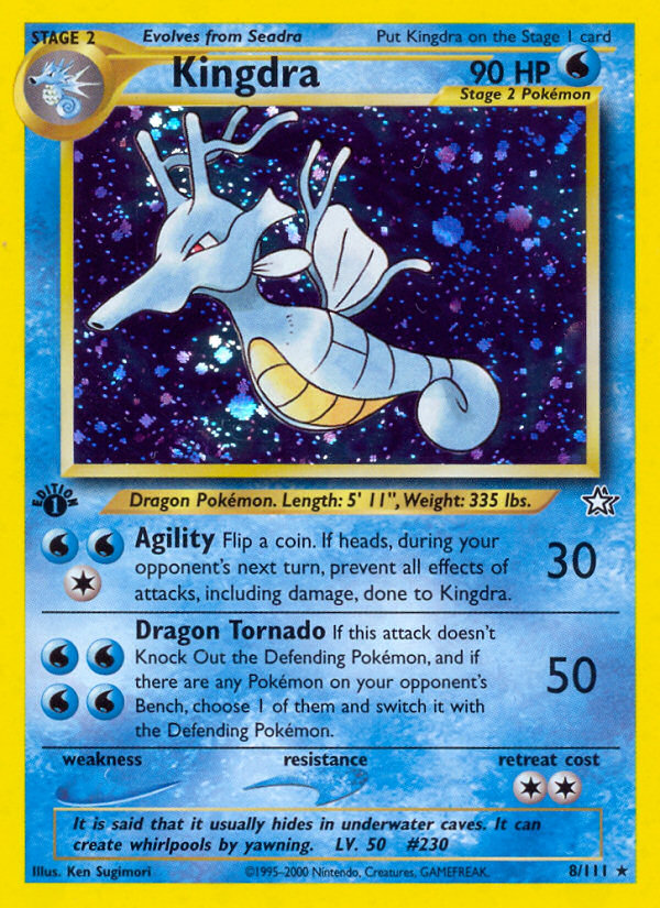 Kingdra (8/111) [Neo Genesis 1st Edition] 