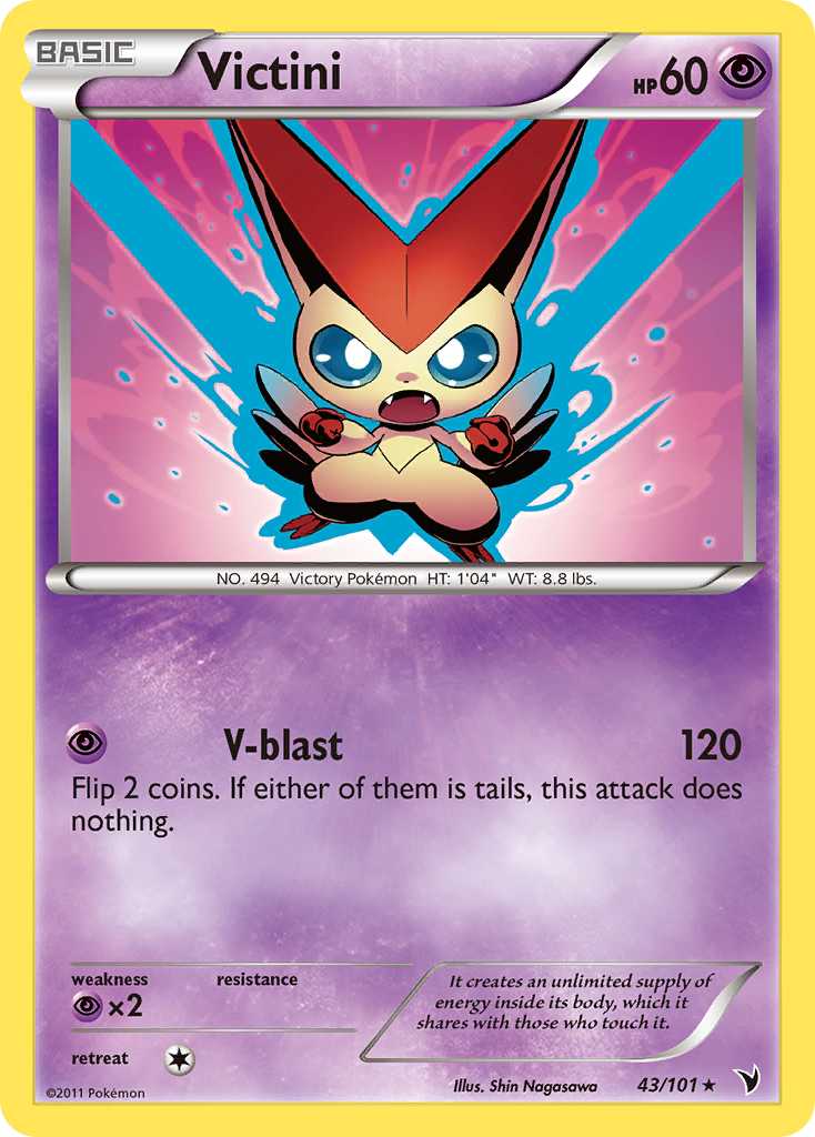 Victini (43/101) [Black &amp; White: Noble Victories] 