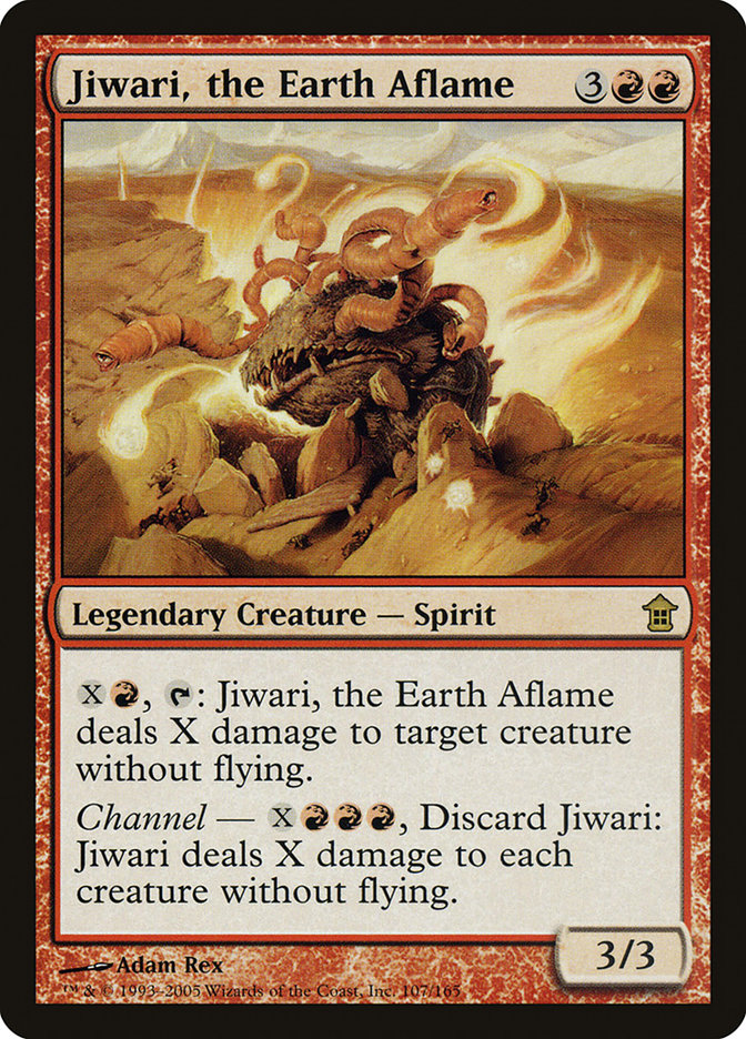 Jiwari, the Earth Aflame [Saviors of Kamigawa] 