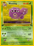 Weezing (45/62) [Fossil 1st Edition] 