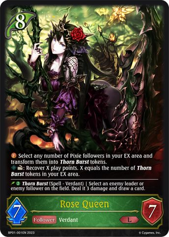 Rose Queen (BP01-001EN) [Advent of Genesis] 