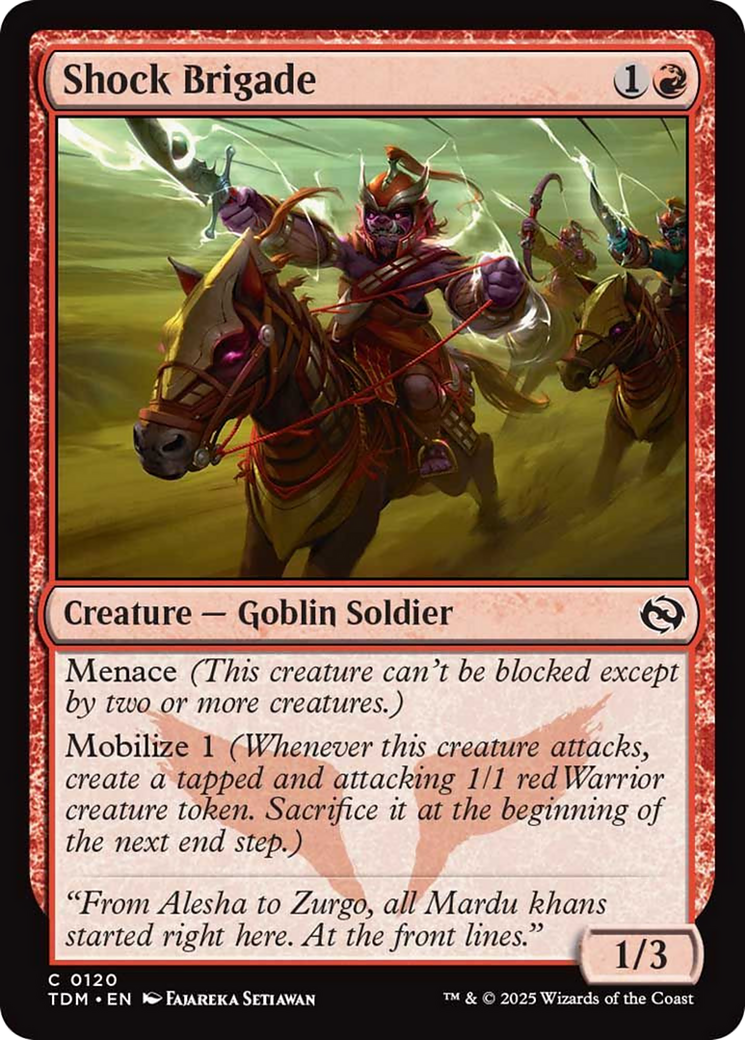 Shock Brigade [Tarkir: Dragonstorm] 