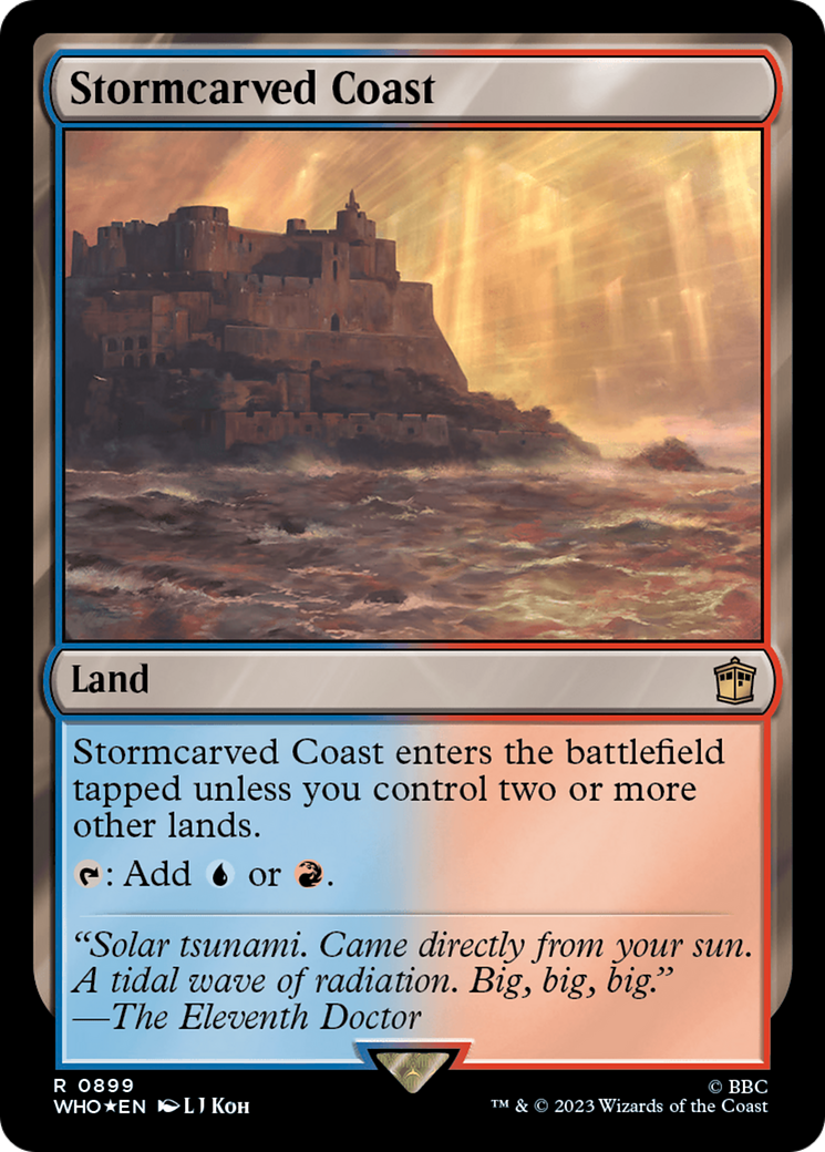 Stormcarved Coast (Surge Foil) [Doctor Who]