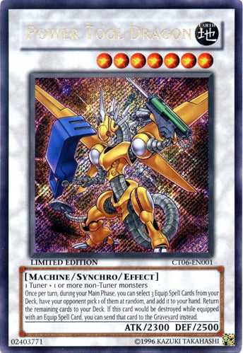 Power Tool Dragon [CT06-EN001] Secret Rare 