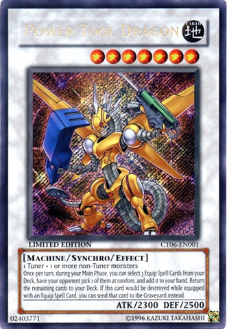 Power Tool Dragon [CT06-EN001] Secret Rare 