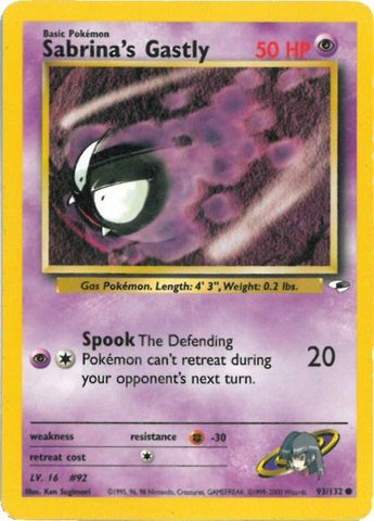 Sabrina's Gastly (93/132) [Gym Heroes Unlimited] 