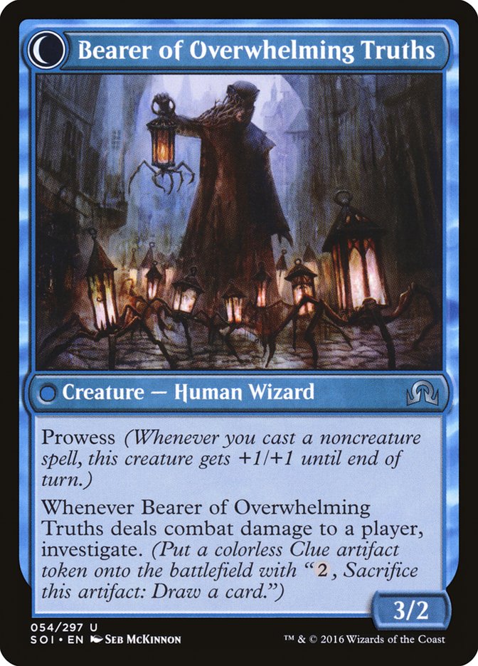 Daring Sleuth // Bearer of Overwhelming Truths [Shadows over Innistrad] 