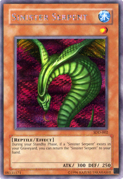 Sinister Serpent [SDD-002] Secret Rare 