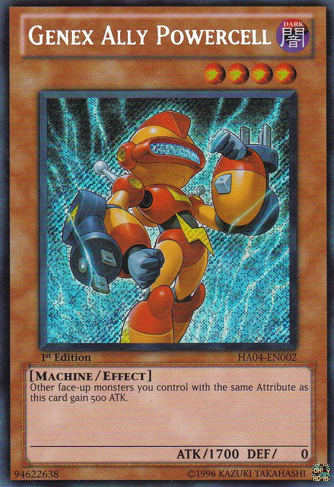 Genex Ally Powercell [HA04-EN002] Secret Rare 