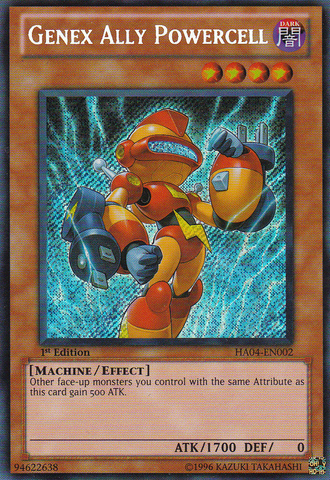 Genex Ally Powercell [HA04-EN002] Secret Rare 