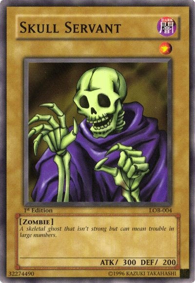 Skull Servant [LOB-004] Common 