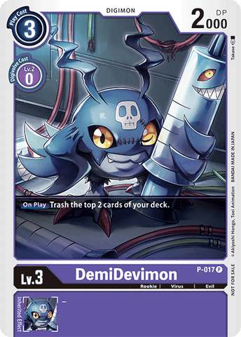 DemiDevimon [P-017] [Promotional Cards] 