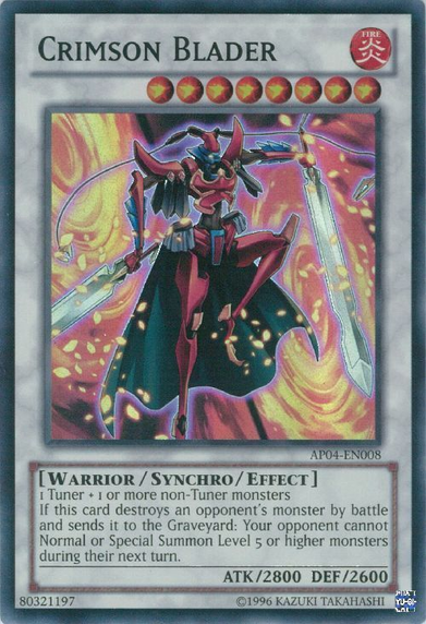 Crimson Blader [AP04-EN008] Super Rare 