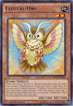 Fluffal Owl [MP15-EN141] Rare 