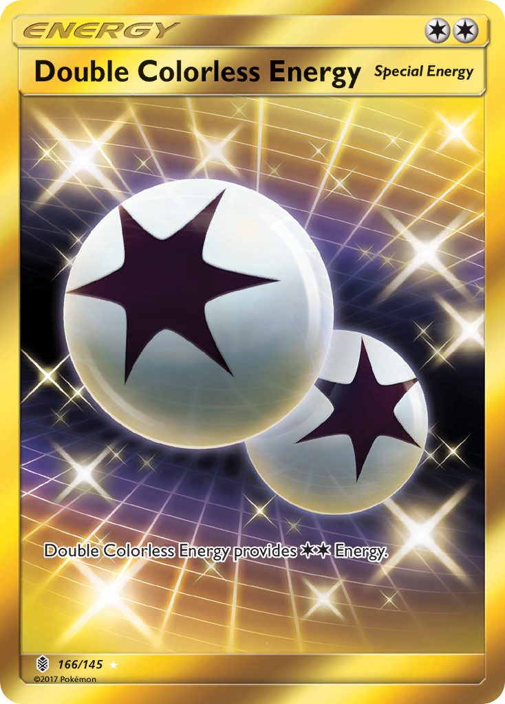 Double Colorless Energy (166/145) [Sun &amp; Moon: Guardians Rising] 