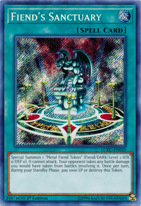 Fiend's Sanctuary [LCKC-EN030] Secret Rare 