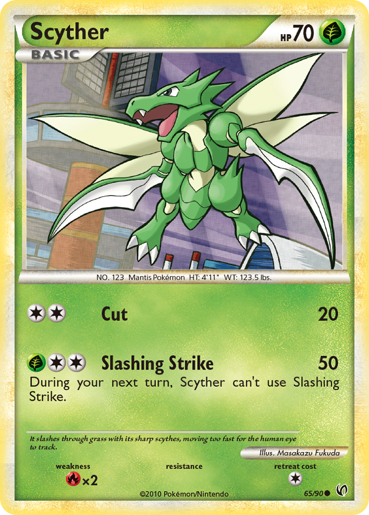 Scyther (65/90) [HeartGold &amp; SoulSilver: Undaunted] 