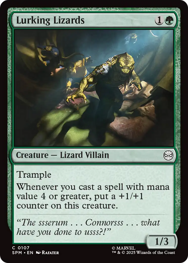 Lurking Lizards [Marvel's Spider-Man] 