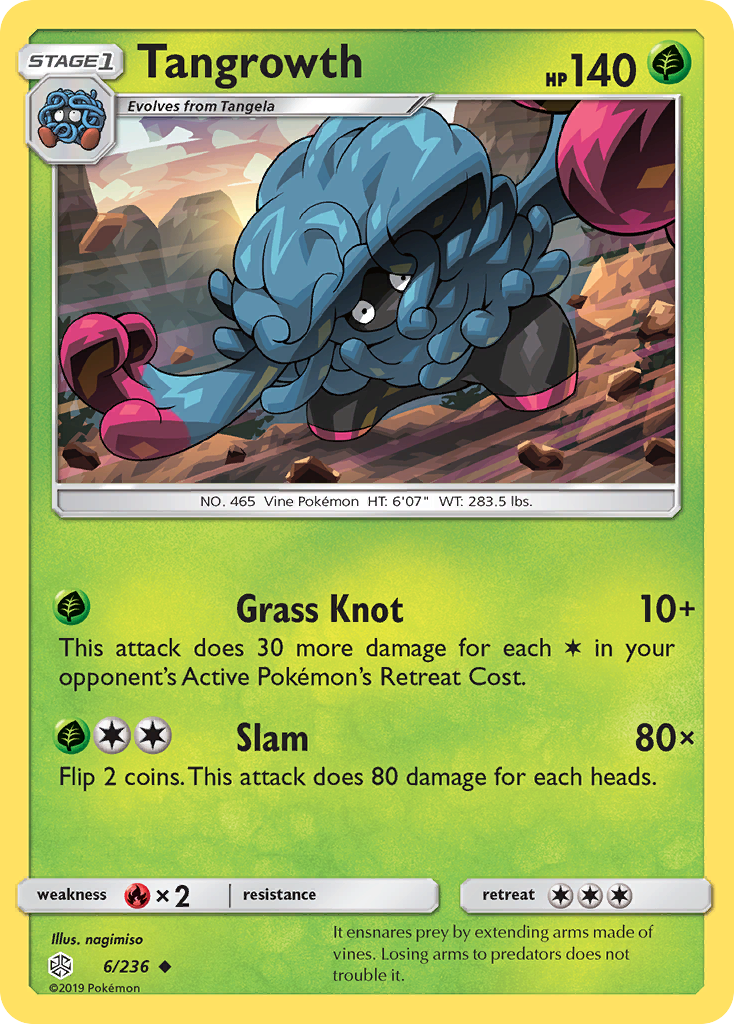 Tangrowth (6/236) [Sun &amp; Moon: Cosmic Eclipse] 