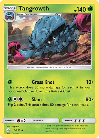 Tangrowth (6/236) [Sun &amp; Moon: Cosmic Eclipse] 