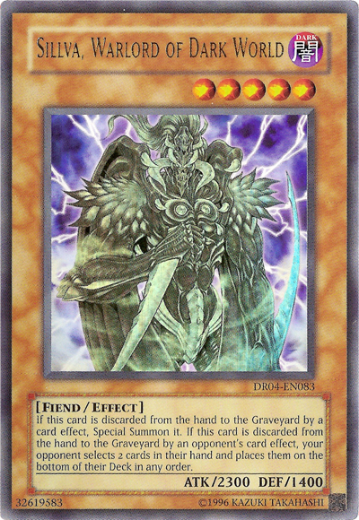Sillva, Warlord of Dark World [DR04-EN083] Ultra Rare 