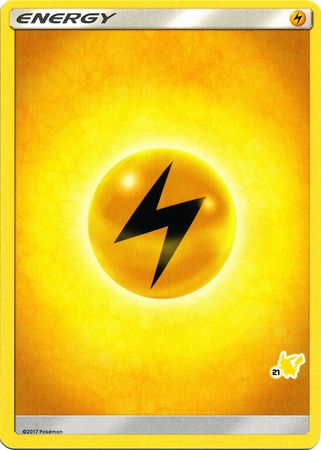Lightning Energy (Pikachu Stamp #21) [Battle Academy 2020] 