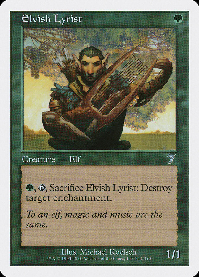 Elvish Lyrist [Seventh Edition] 
