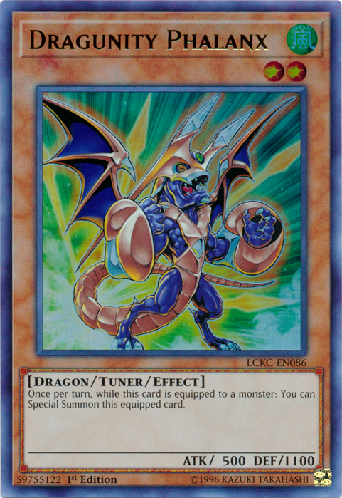 Dragunity Phalanx [LCKC-EN086] Ultra Rare 