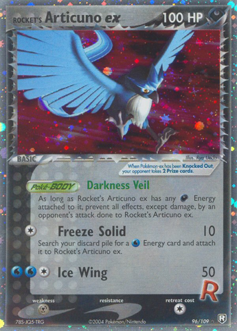 Rocket's Articuno ex (96/109) [EX: Team Rocket Returns] 