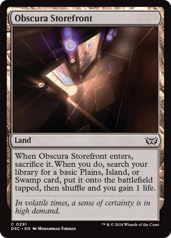 Obscura Storefront [Duskmourn: House of Horror Commander] 