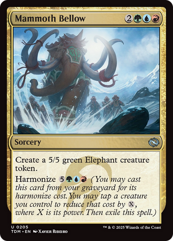Mammoth Bellow [Tarkir: Dragonstorm] 