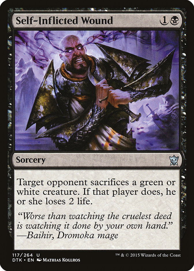 Self-Inflicted Wound [Dragons of Tarkir] 