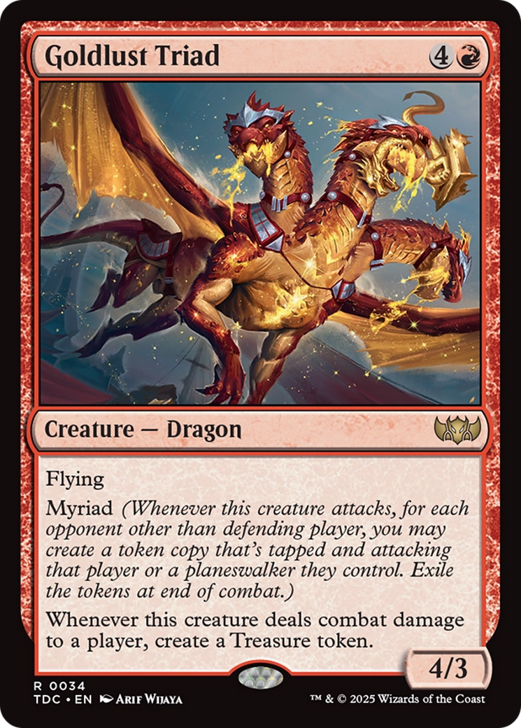 Goldlust Triad [Tarkir: Dragonstorm Commander] 