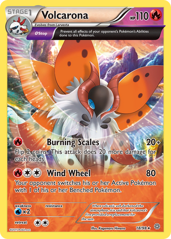 Volcarona (18/98) [XY: Ancient Origins] 