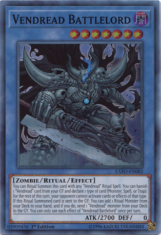 Vendread Battlelord [EXFO-EN082] Super Rare 