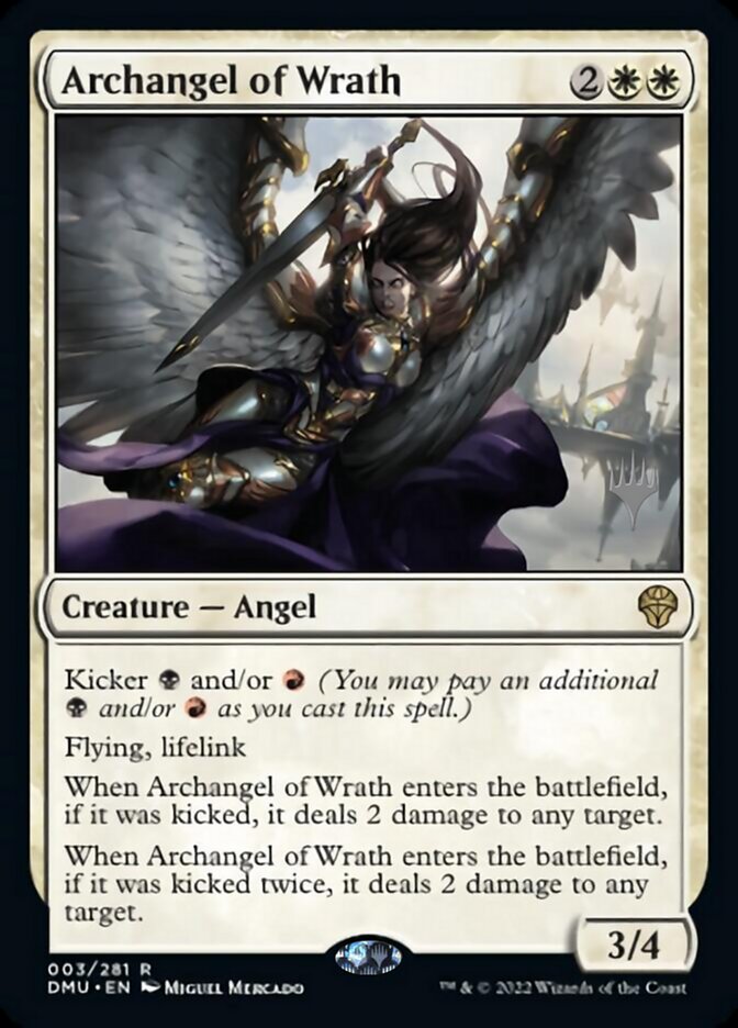 Archangel of Wrath (Promo Pack) [Dominaria United Promos] 