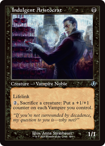 Indulgent Aristocrat (Retro Frame) [Innistrad Remastered] 