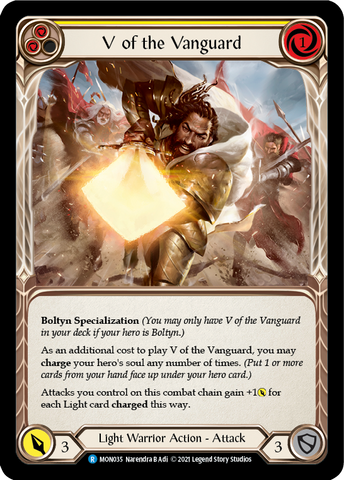 V of the Vanguard [MON035] (Monarch) 1st Edition Normal 