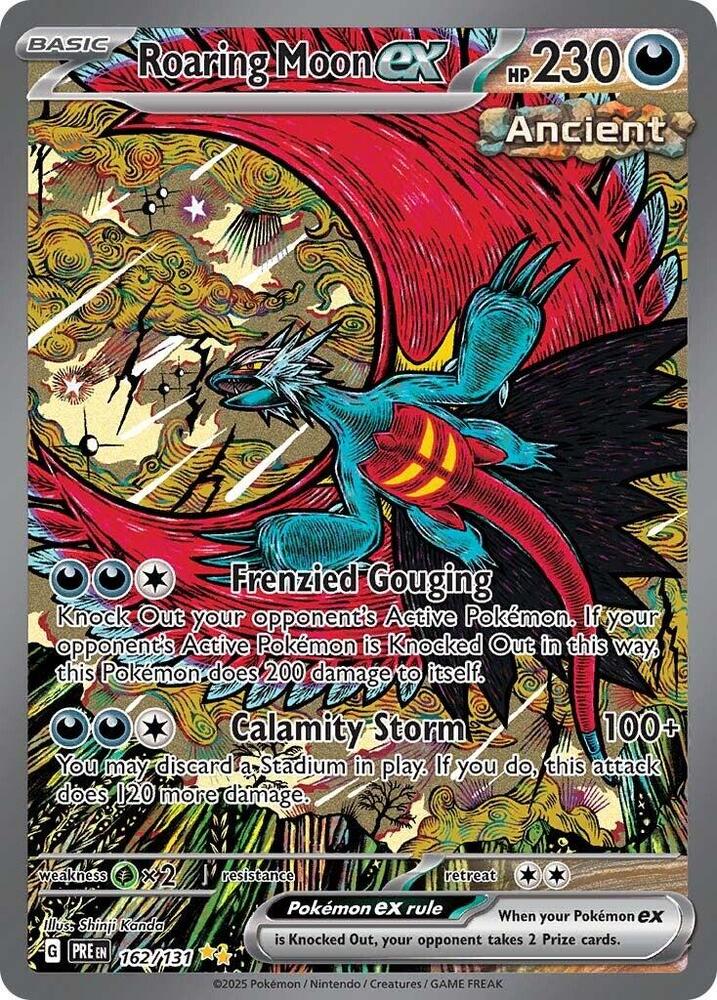 Roaring Moon ex (162/131) [Scarlet &amp; Violet: Prismatic Evolutions] 