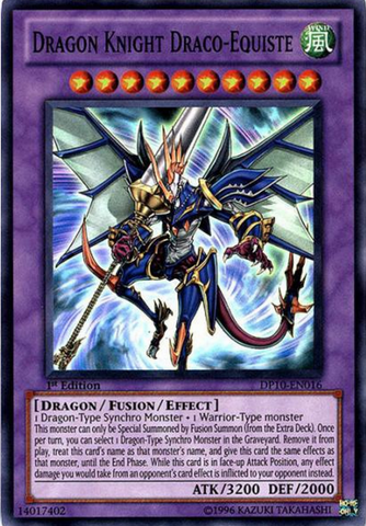 Dragon Knight Draco-Equist [DP10-EN016] Super Rare 