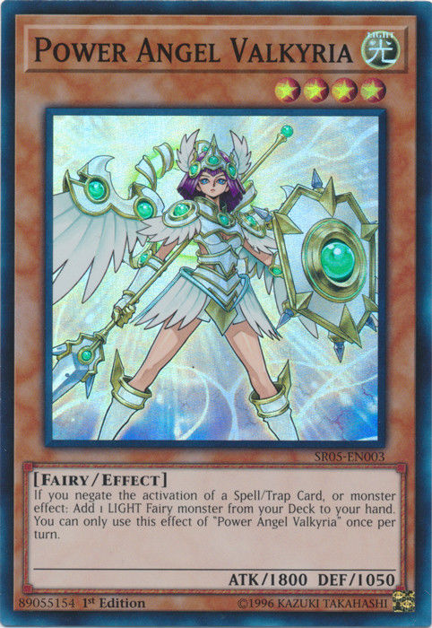 Power Angel Valkyria [SR05-EN003] Super Rare 
