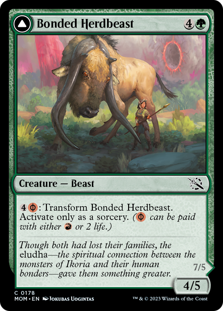 Bonded Herdbeast // Plated Kilnbeast [March of the Machine] 