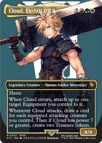 Cloud, Ex-SOLDIER (Borderless) [FINAL FANTASY Commander] 