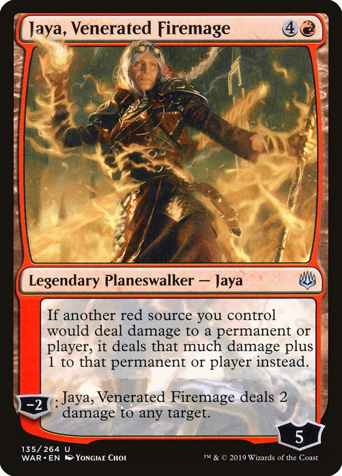 Jaya, Venerated Firemage [War of the Spark] 